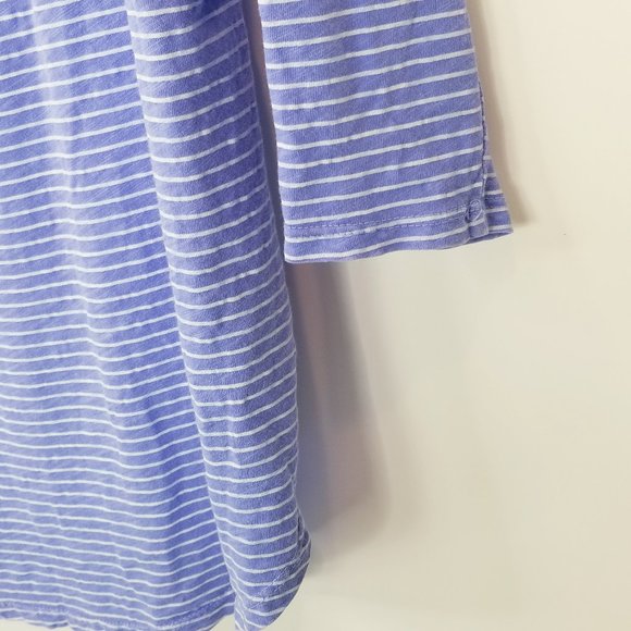 Fresh Produce Sz SM Lavender Striped T. Shirt - Picture 3 of 9